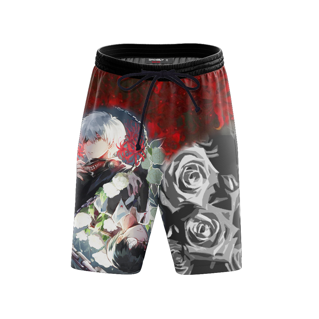 Tokyo Ghoul Kaneki Ken Unisex 3D Beach Short