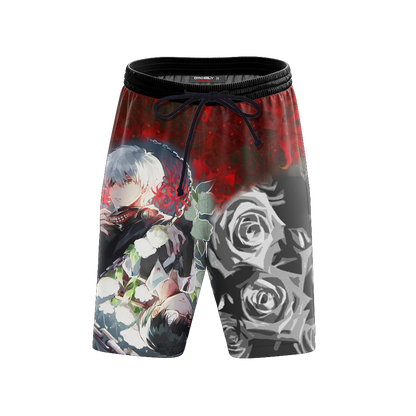 Tokyo Ghoul Kaneki Ken Unisex 3D Beach Short