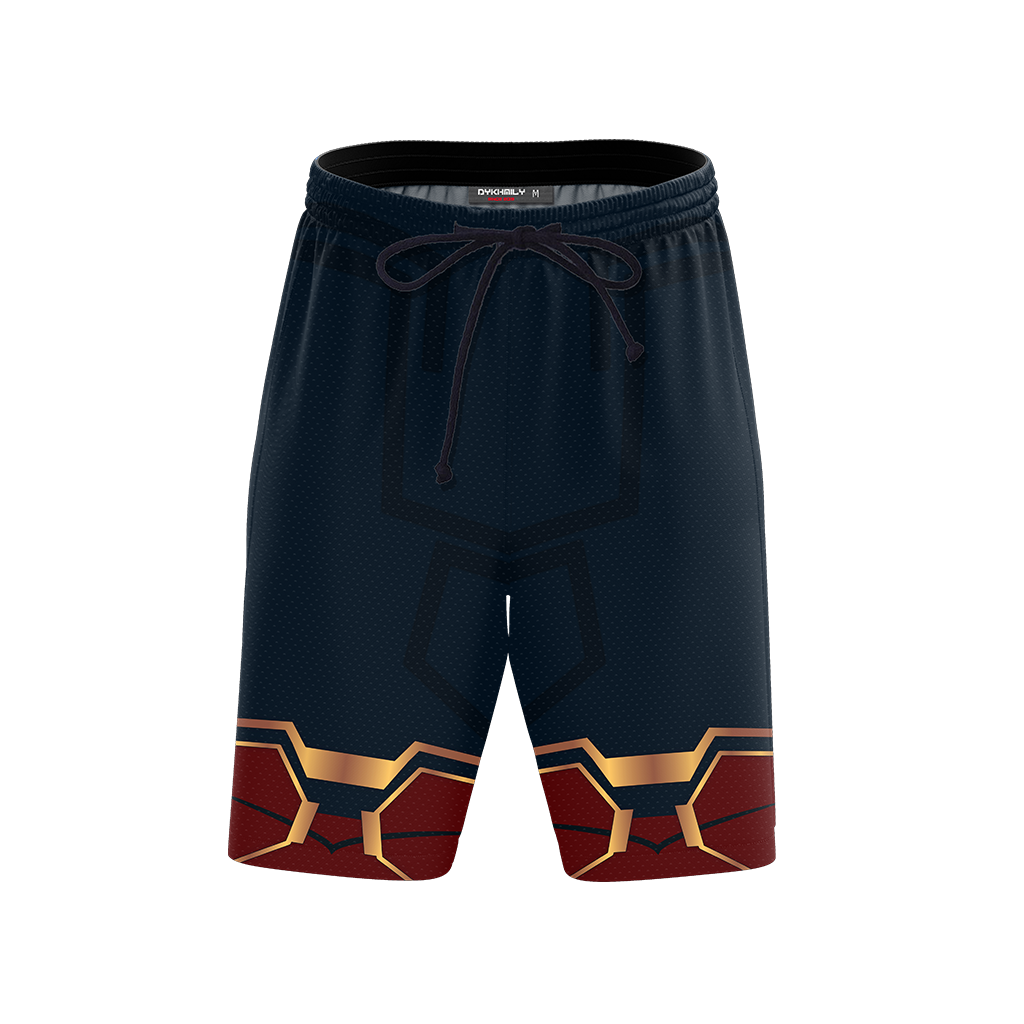Spider-man: Homecoming Iron Spider Cosplay Beach Short