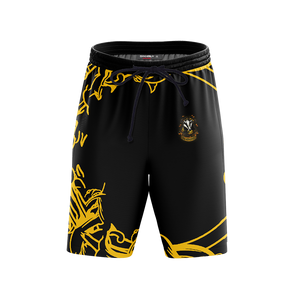 Loyal Like A Hufflepuff Harry Potter Beach Short