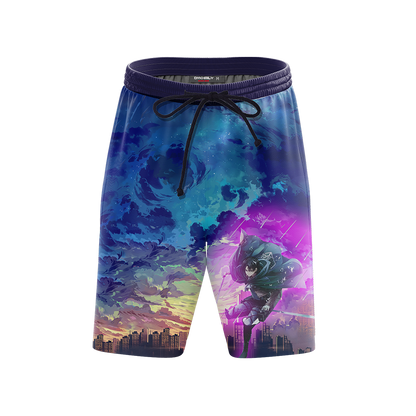 Attack On Titan: Levi Beach Shorts