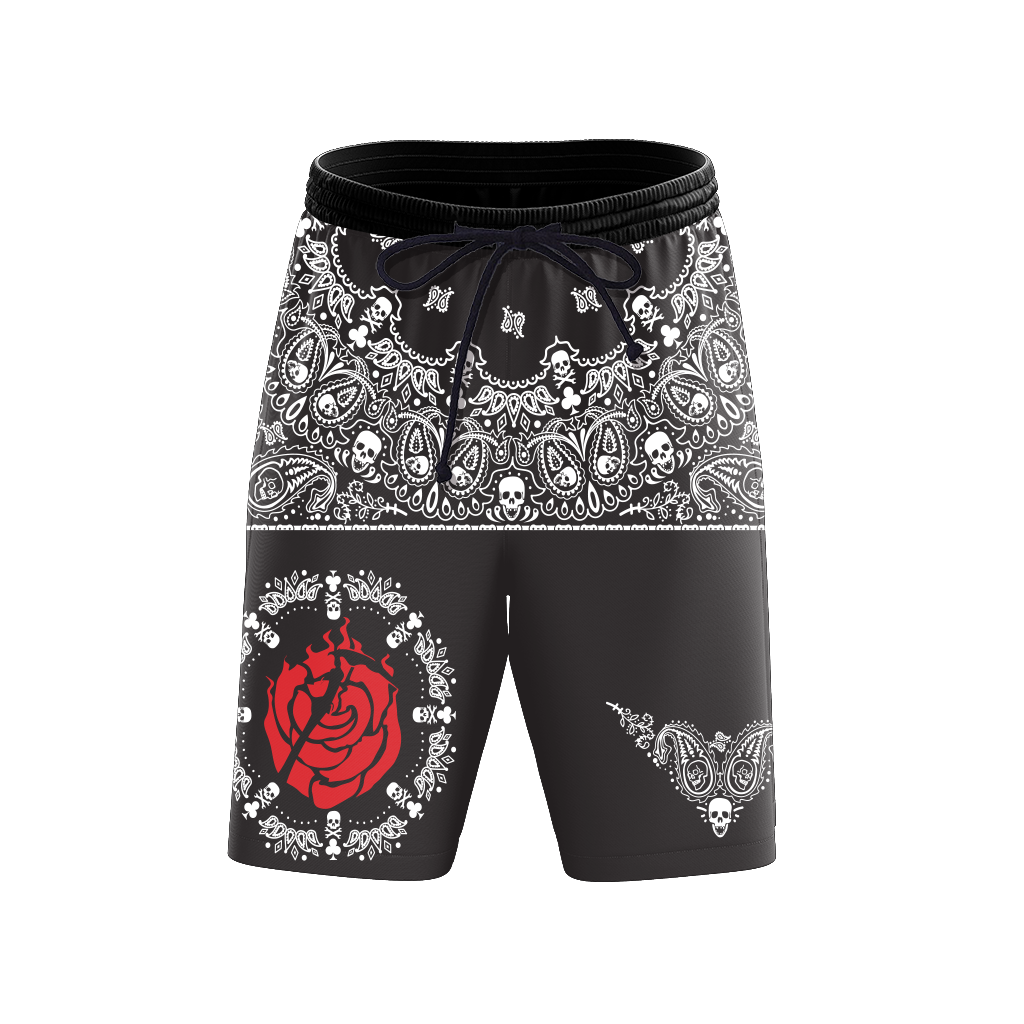 RWBY House Rose Honor Loyalty Sacrifice Beach Short