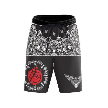 RWBY House Rose Honor Loyalty Sacrifice Beach Short