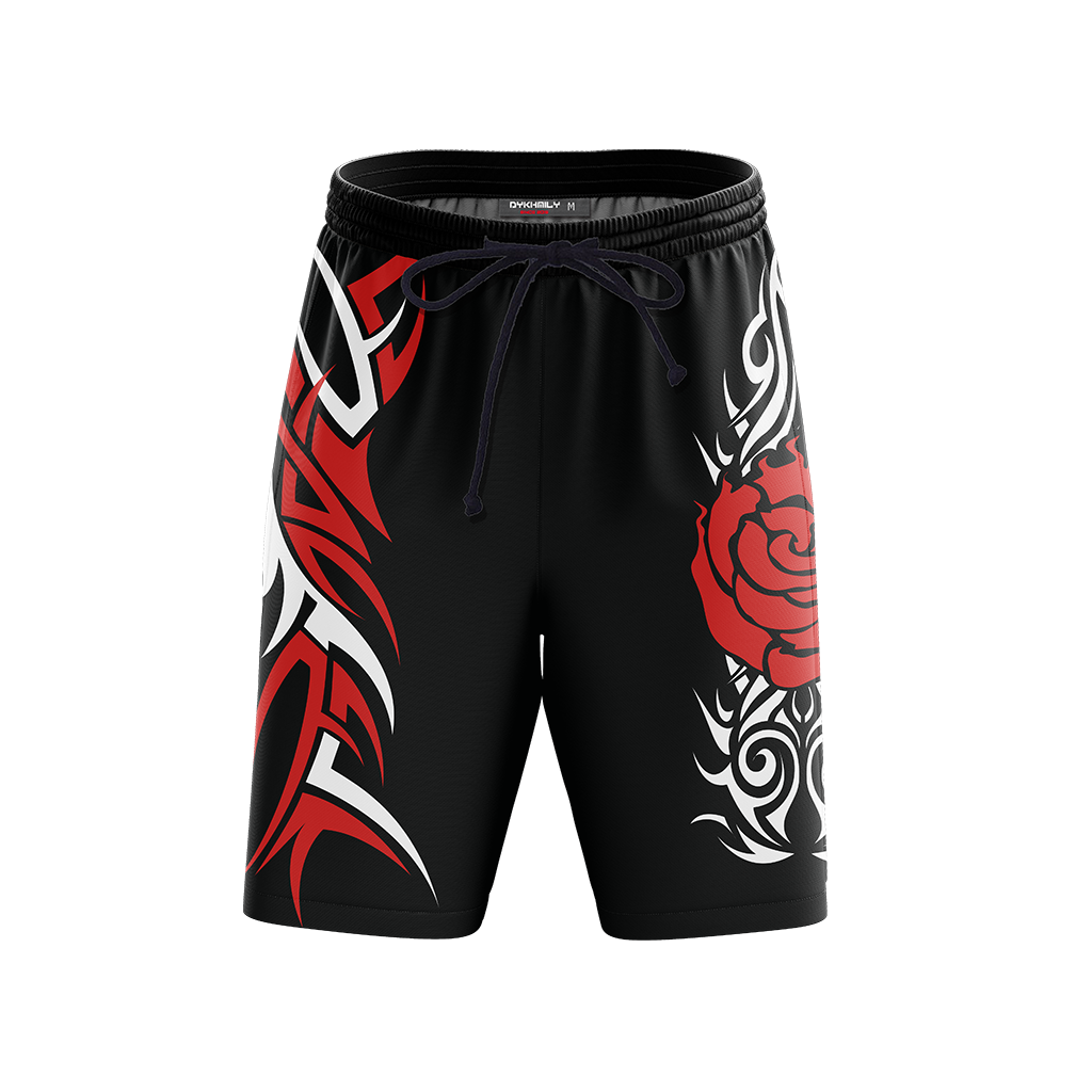 RWBY Ruby Rose Symbol Beach Shorts