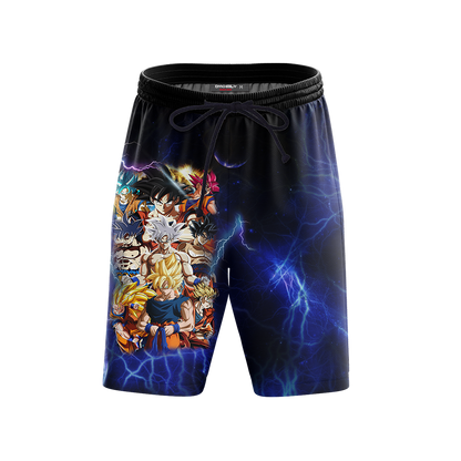 Dragon Ball Super Goku All Forms Beach Short