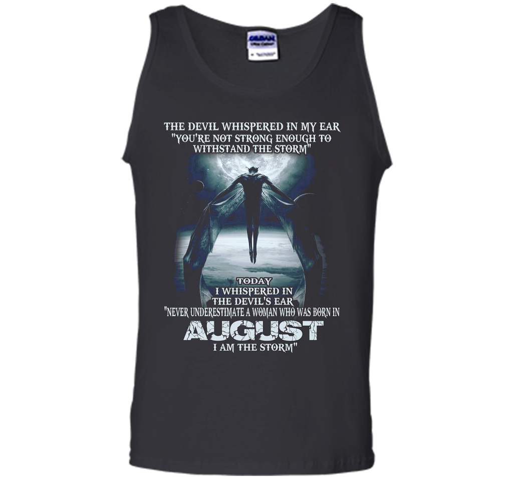 The Devil Born In August The Storm T-shirt Black