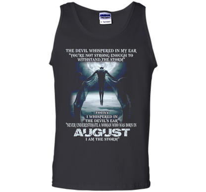 The Devil Born In August The Storm T-shirt Black