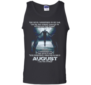 The Devil Born In August The Storm T-shirt