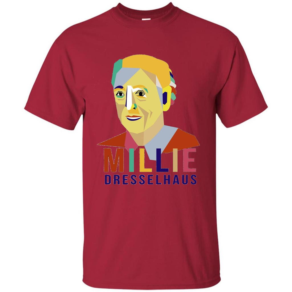 Mildred Dresselhaus - The Queen Of Carbon Science T-shirt Cardinal