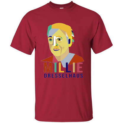 Mildred Dresselhaus - The Queen Of Carbon Science T-shirt Cardinal