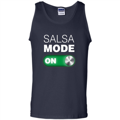 Salsa Mode On T-shirt. Great for Dance Class Navy