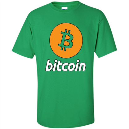 Bitcoin Logo Cryptocurrency BTC T-shirt Irish Green