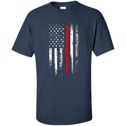 American Flag Shirt Navy
