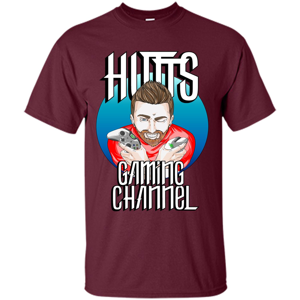 Gamer T-shirt Hutts Gaming Alternate Maroon