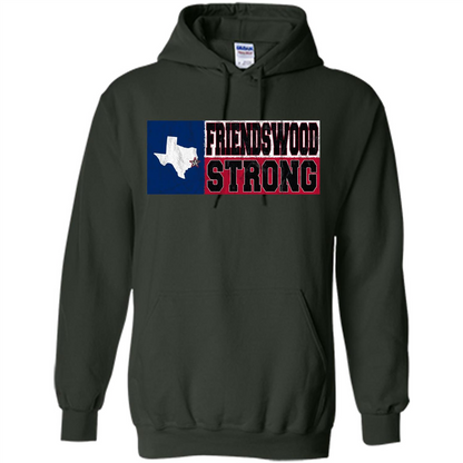 Friendswood Strong - Texas Flag - Friendswood Pride T-shirt Forest Green