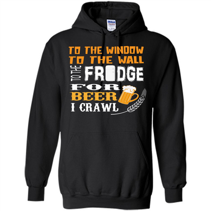 Beer. For Beer I Crawl T-shirt Black