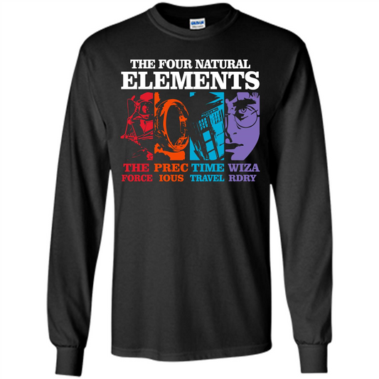 Movie T-shirt The Four Natural Elements T-shirt Black