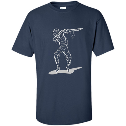 Dab Halloween T-shirt Hip Hop Dabbing Dancer T-shirt Navy