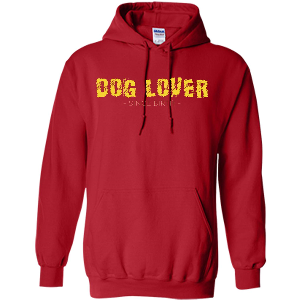 Dog Lover Since Birth T-shirt Red