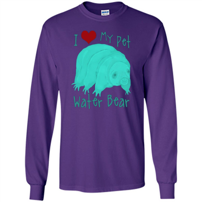 I Love My Pet T-shirt Water Bear T-shirt