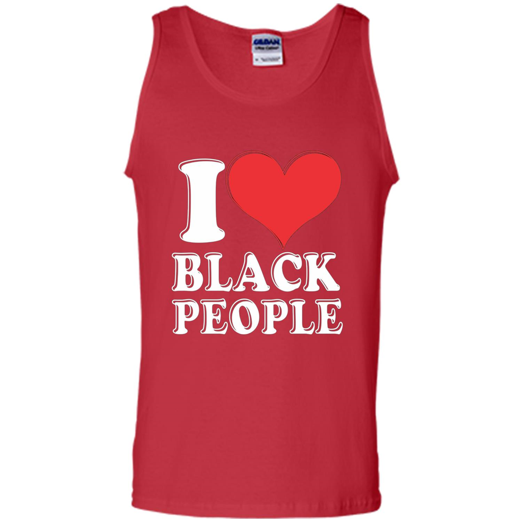 I love black People T-shirt Black is Beautiful Black Pride Red