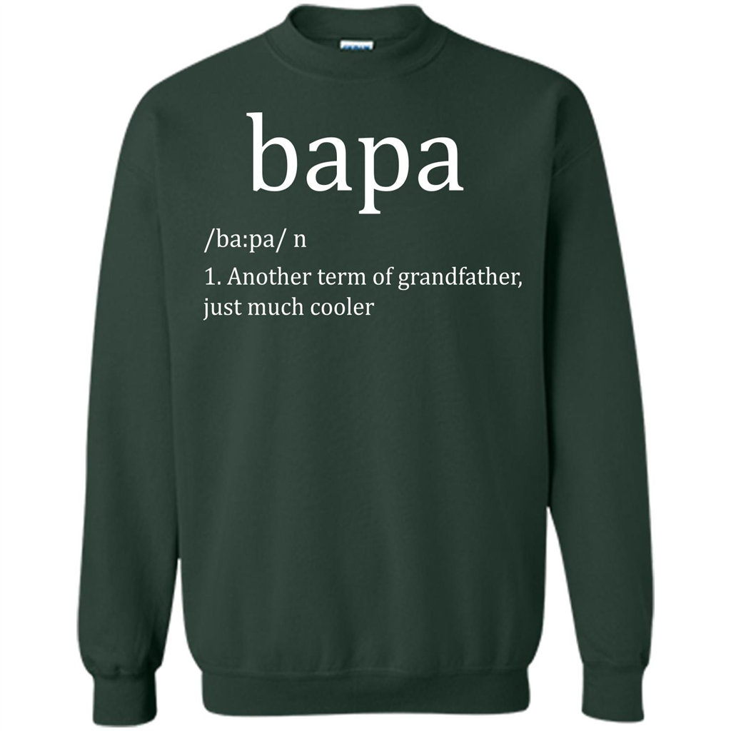 Papa T-shirt Bapa T-shirt Forest Green