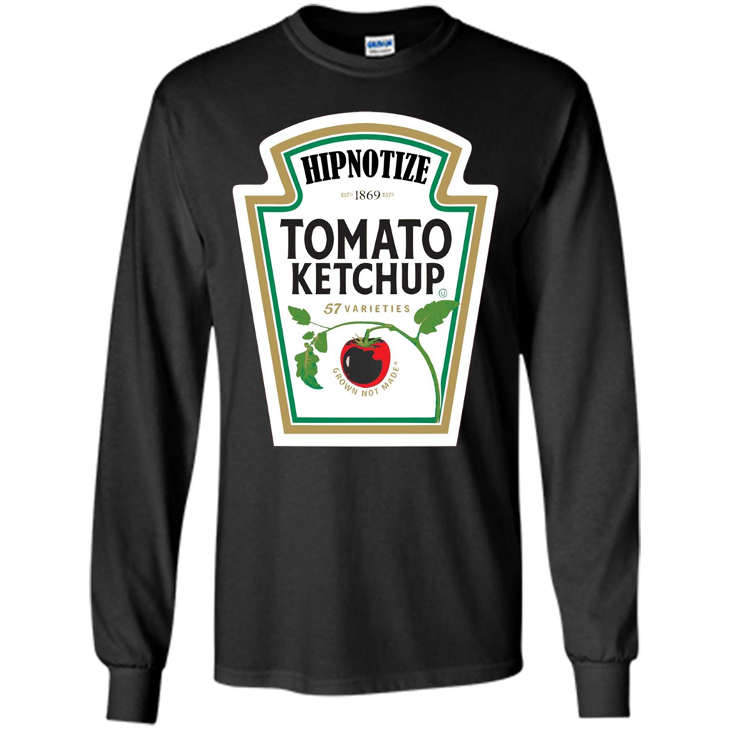 Ketchup Condiment Costume T-shirt Tomato Ketchup 57 Varieties Grown Not Made Black