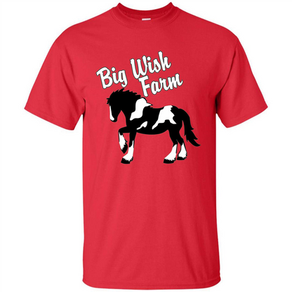 Farmer T-shirt Big Wish Farm T-Shirts Red