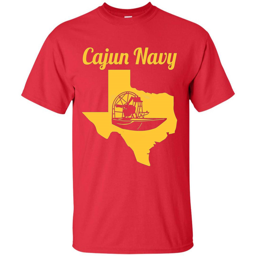 Cajun Navy T-shirt Texas Strong T-shirt Red