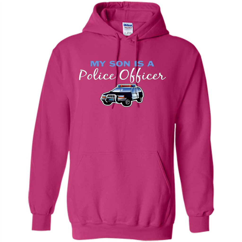 My Son Is A Police Officer T-Shirt Heliconia