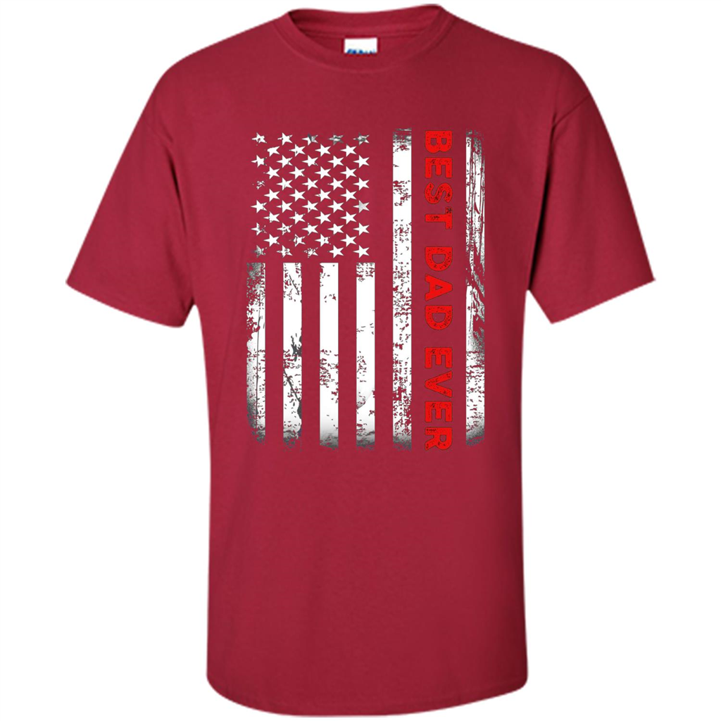Fathers Day T-shirt Best Dad Ever Cardinal