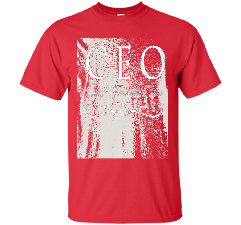 Chief Essential Oiler T-Shirt. Bella+Canvas Premium Shirt shirt Red