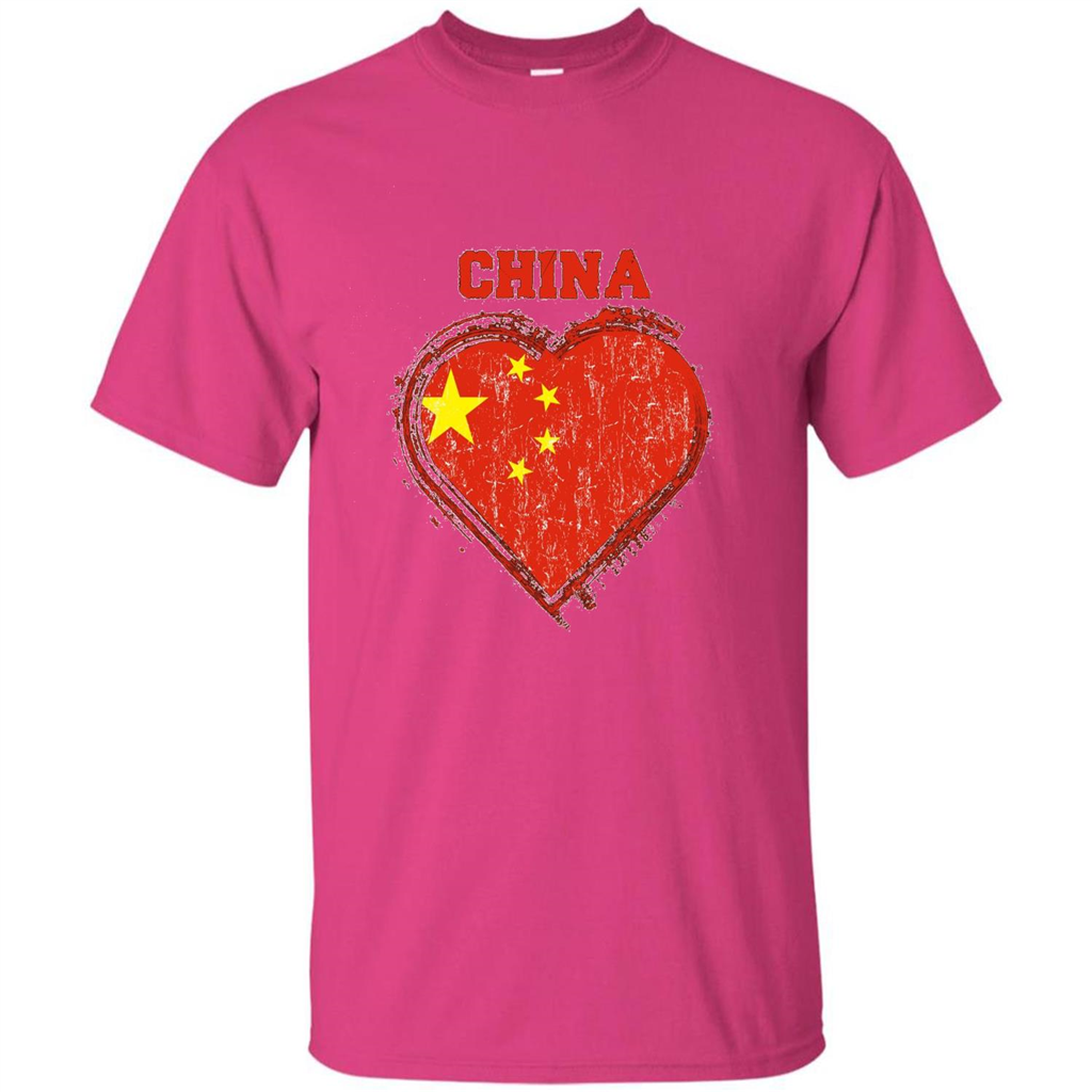 Chinese T-shirt Chinese Flag Shirt Heliconia