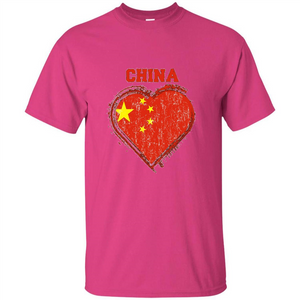 Chinese T-shirt Chinese Flag Shirt