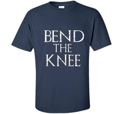 Game Of Thrones T-shirt Bend The Knee Lord T-shirt Navy