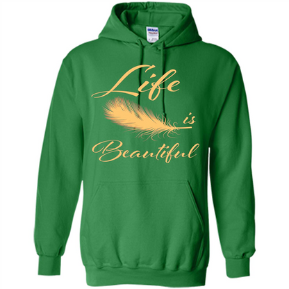 Beautiful Life Wing T-shirt Life Is Beautiful Irish Green