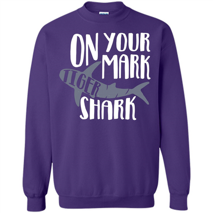 Tiger Shark T-shirt On Your Mark Tiger Shark T-shirt Purple