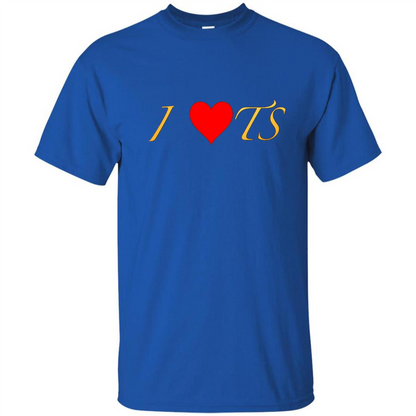 I Heart TS T-Shirt I Love TS Royal