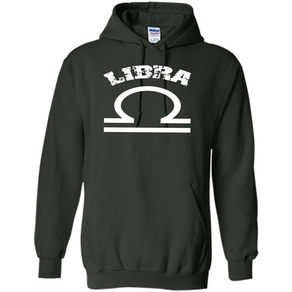 Libra T-shirt Libra Symbol Zodiac October Birthday T-shirt Forest Green