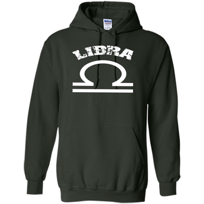 Libra T-shirt Libra Symbol Zodiac October Birthday T-shirt Forest Green