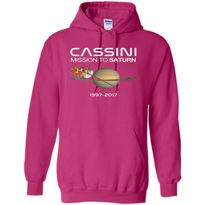 Cassini Mission to Saturn Space T-Shirt Heliconia