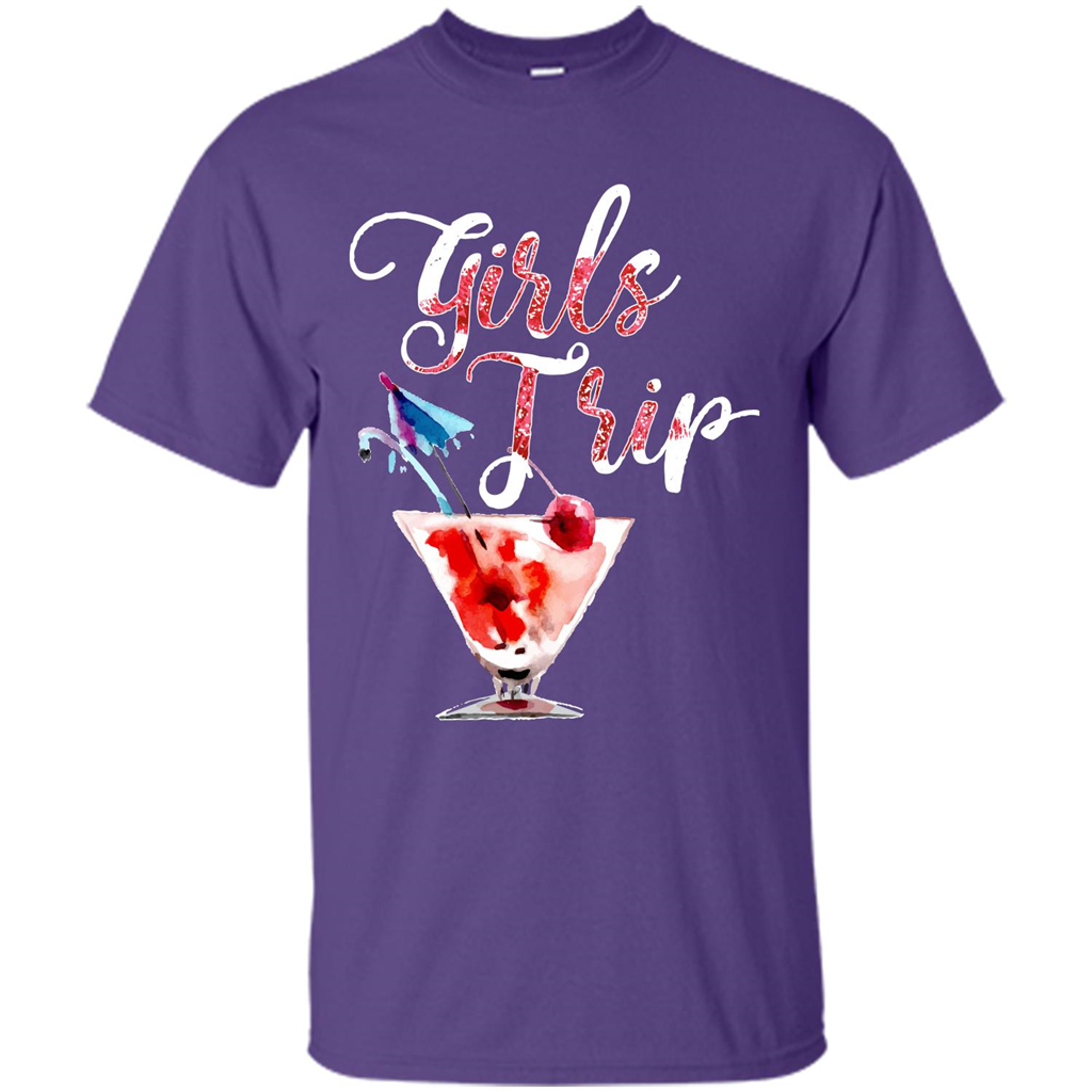 Wine T-shirt Girls Trip Wine Girls Purple