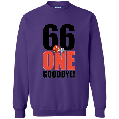 Dice Games T-shirt 66 One Goodbye T-shirt Orange