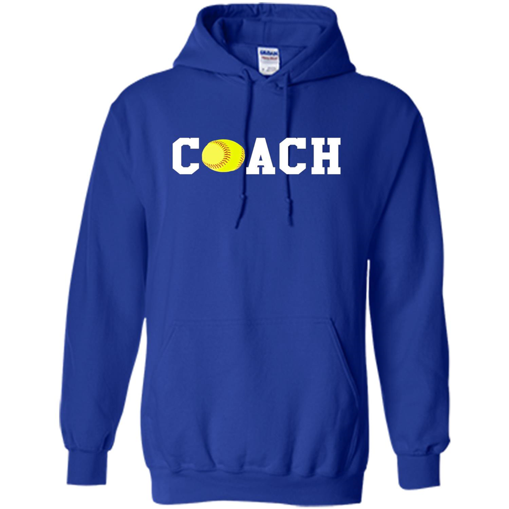 Softball Coach Gift T-shirt Royal