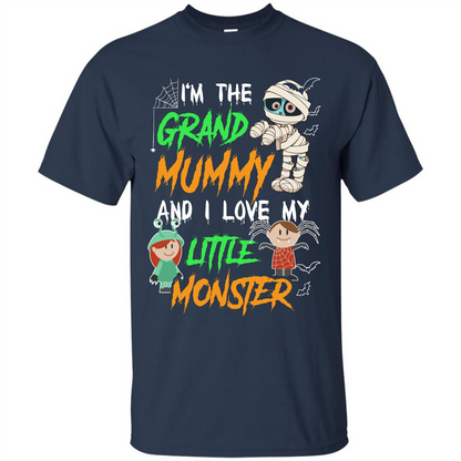 Halloween T-shirt Grand Mummy T-shirt Navy