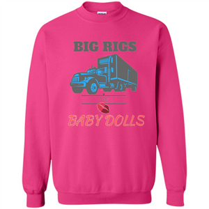 Trucker T-shirt Big Rigs And Baby Dolls