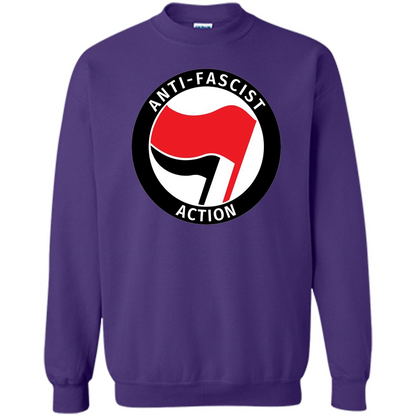Anti - Fascist Action T-shirt Orange