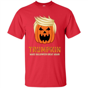 Halloween Trumpkin Funny T-Shirt Make Halloween Great Again