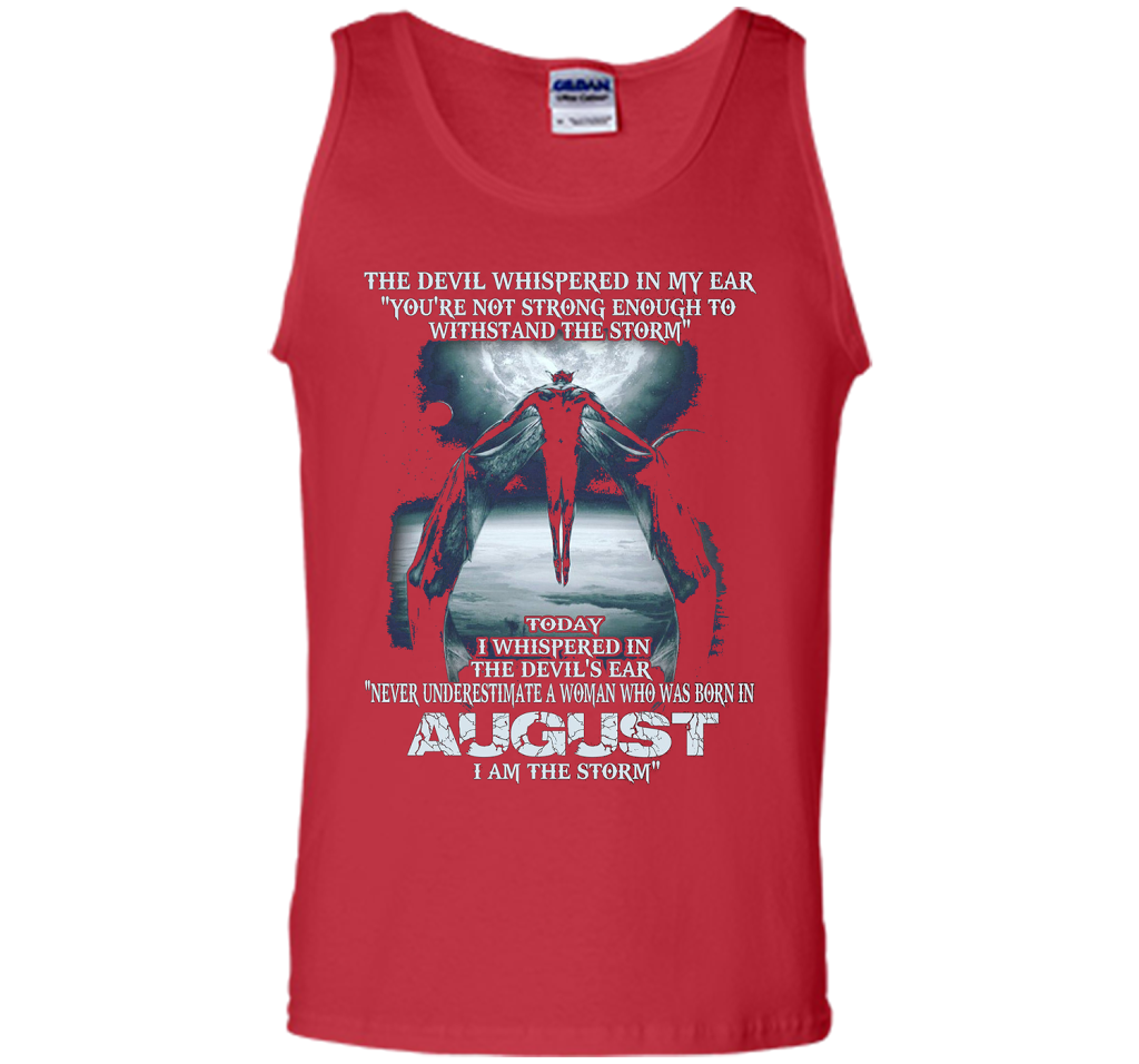 The Devil Born In August The Storm T-shirt Red