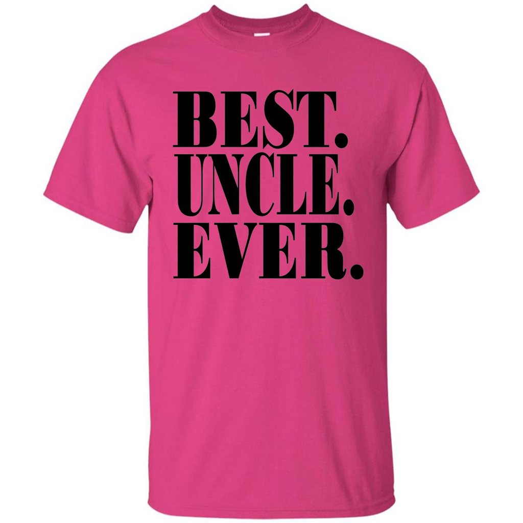 Best Uncle Ever T-shirt Heliconia